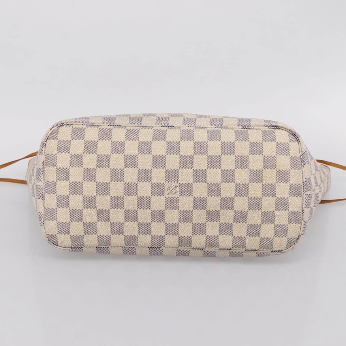 Louis Vuitton Neverfull Damier, Beige, Canvas, Tote Bag