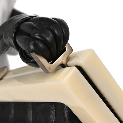 Chanel Chocolate Bar Frame Quilted Lambskin, Black, Leather, Shoulder Bag