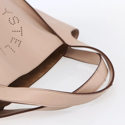 Stella McCartney Alter Tote Perforated Faux Leather, Beige, Synthetic, Tote Bag