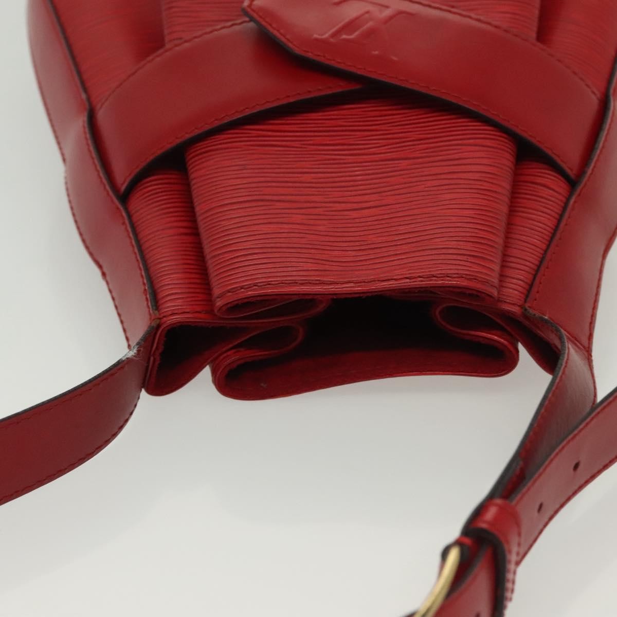 Louis Vuitton Vintage Sac d'Epaule Handbag Epi, Red, Leather, Shoulder Bag