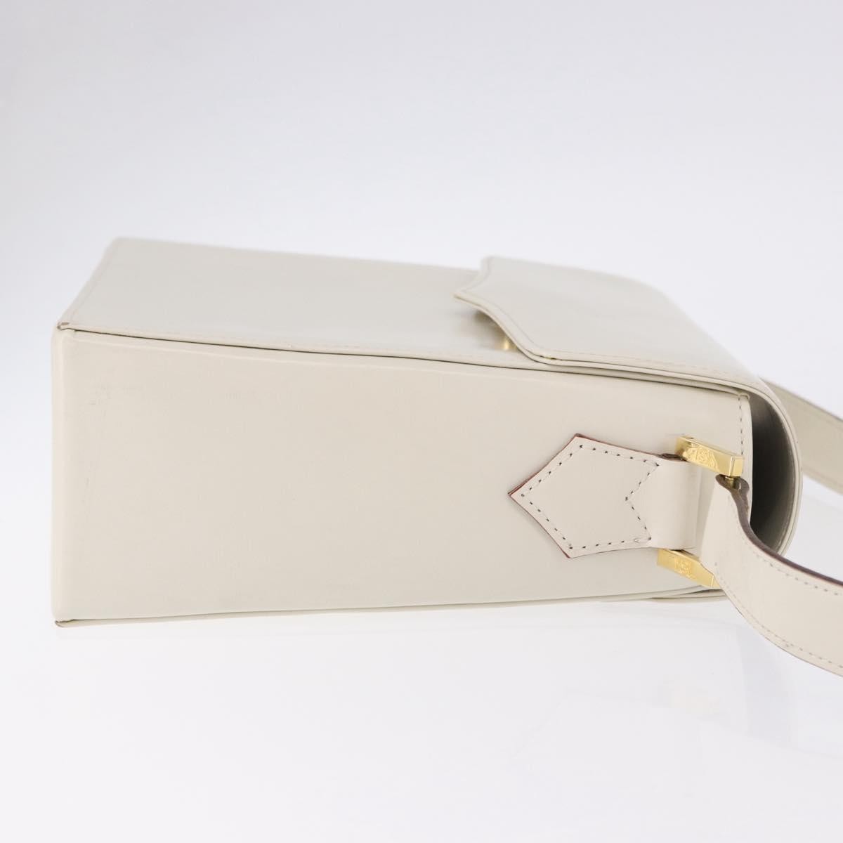 Saint Laurent Vintage Leather, Ecru, Leather, Shoulder Bag