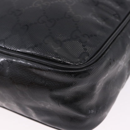 Gucci Zip GG Imprime, Black, Canvas, Shoulder Bag