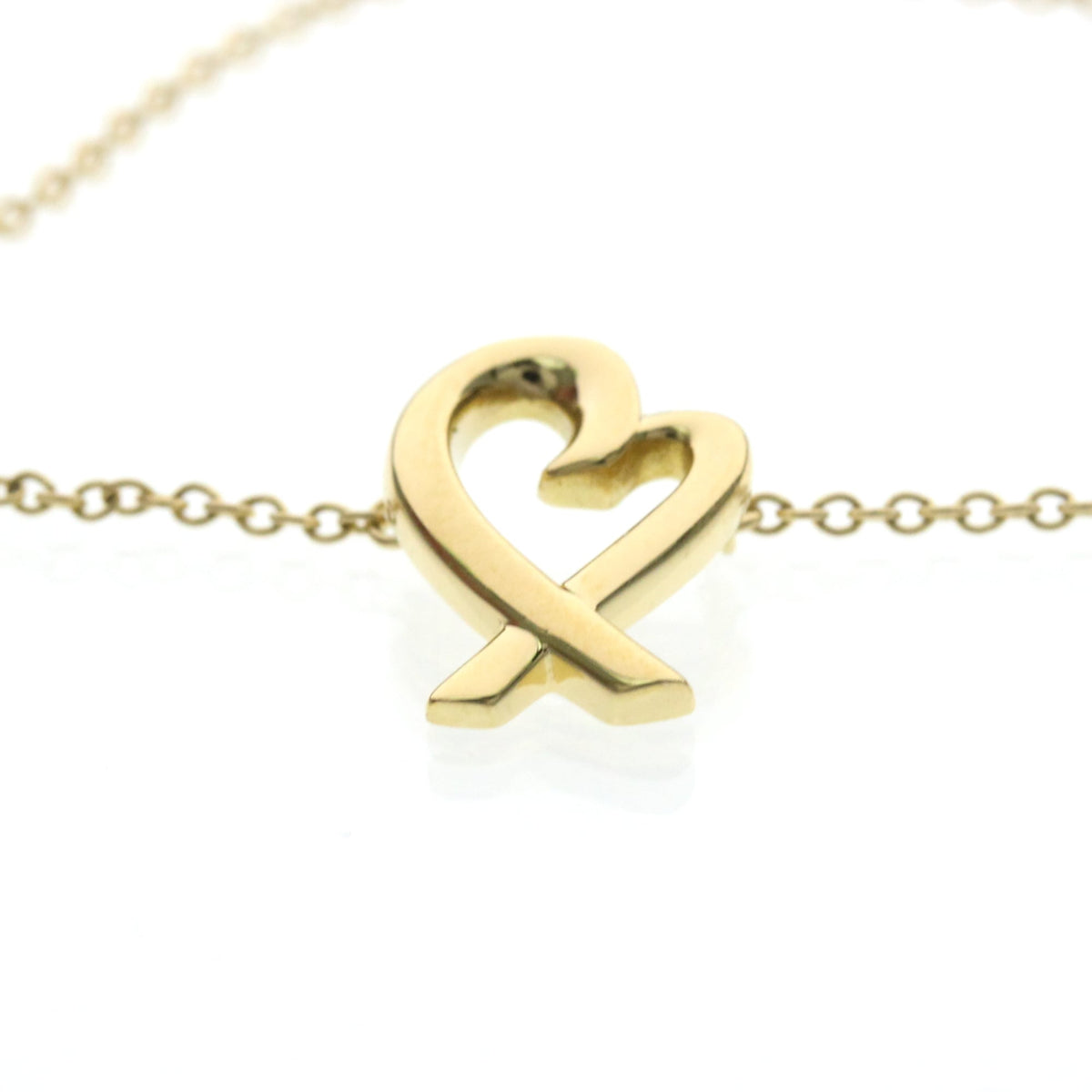 Tiffany & Co. Paloma Picasso Loving Heart Pendant 18K Yellow Gold, Gold, Yellow Gold, Necklace