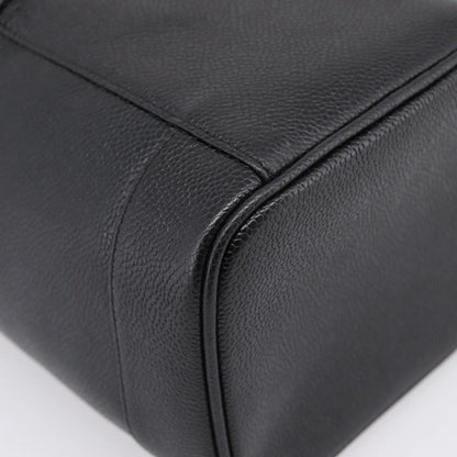 Chanel Vintage Timeless Cosmetic Case Caviar, Black, Leather, Handbag
