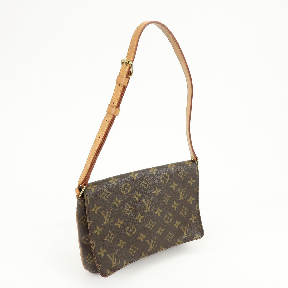 Louis Vuitton Musette Tango Monogram Canvas, Brown, Canvas, Shoulder Bag