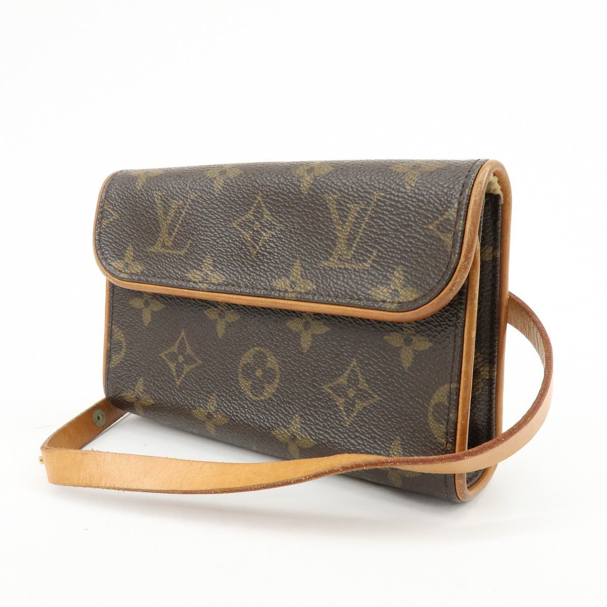 Louis Vuitton Florentine Waist Monogram Canvas, Brown, Canvas, Handbag