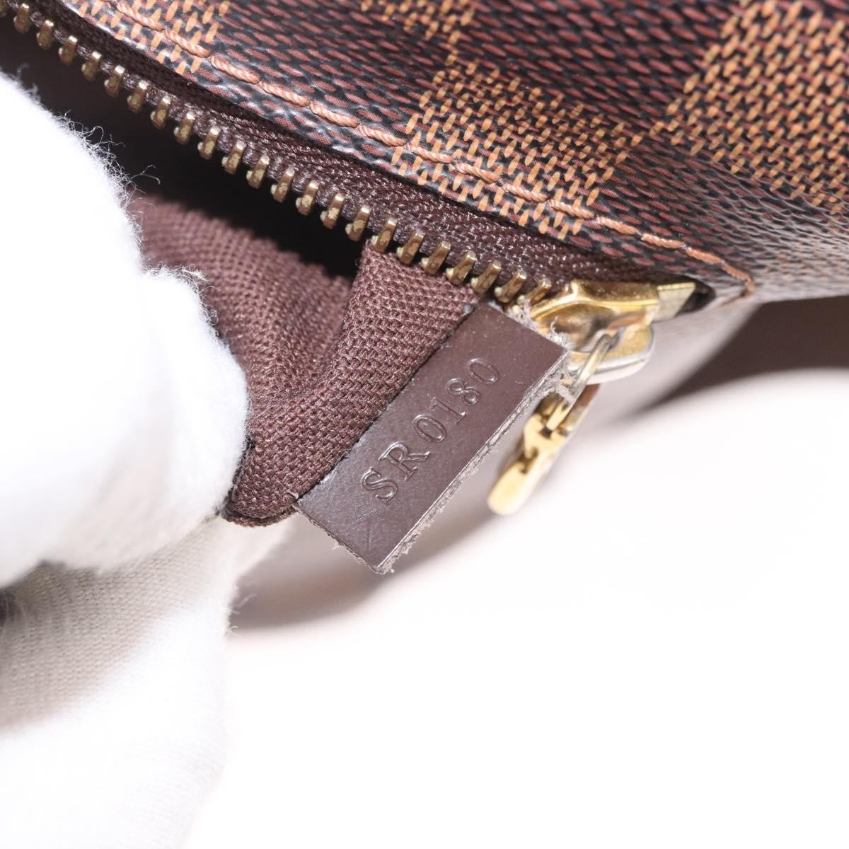 Louis Vuitton Brooklyn Damier Ebene, Brown, Canvas, Shoulder Bag