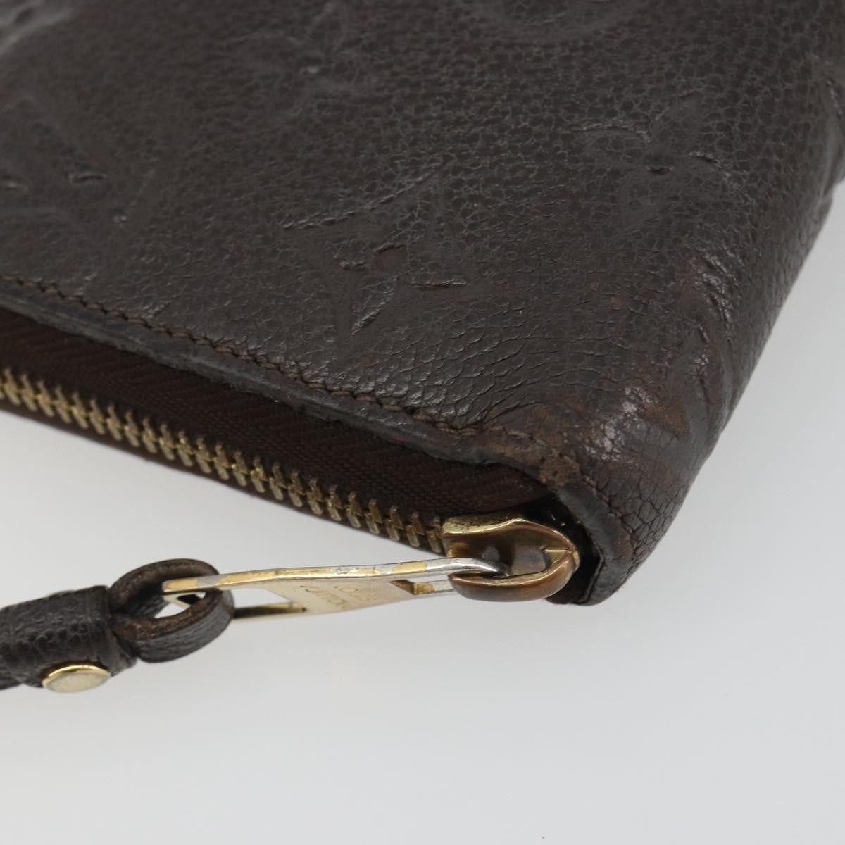 Louis Vuitton Zippy Organizer Monogram Empreinte Leather, Brown, Leather, Wallet