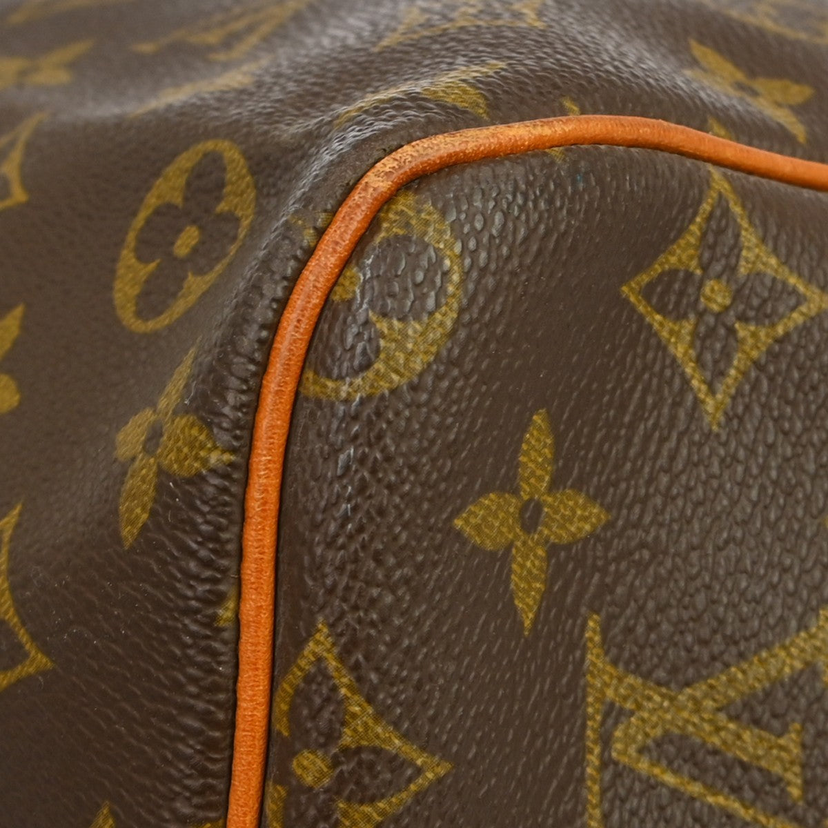 Louis Vuitton Keepall Bandoulière Monogram, Brown, Canvas, Travel Bag