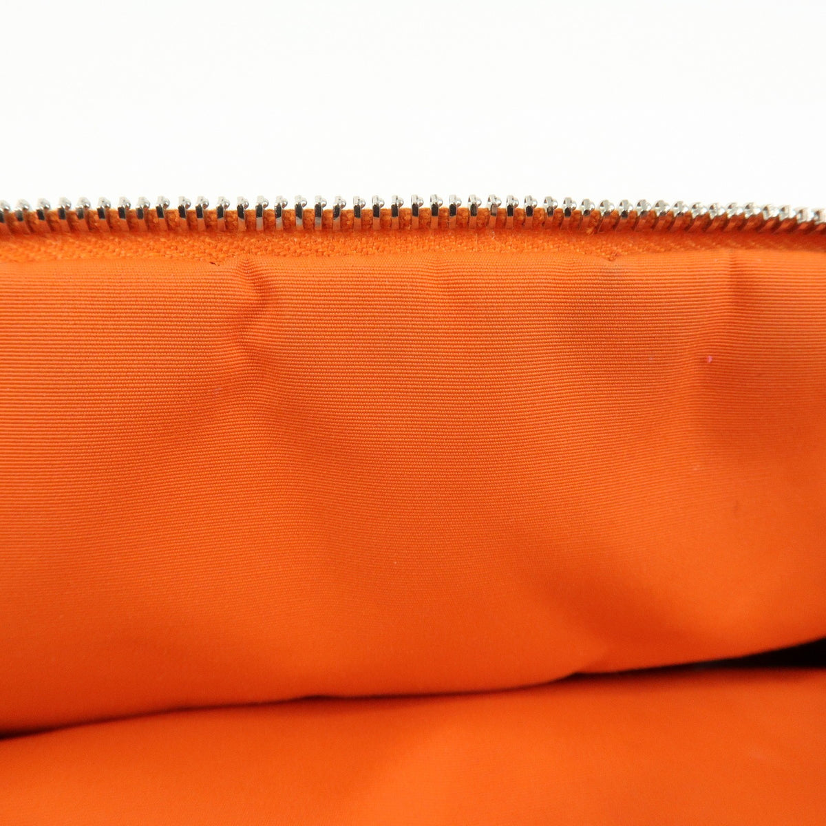 Hermes Bolide Travel Canvas, Orange, Canvas, Clutch