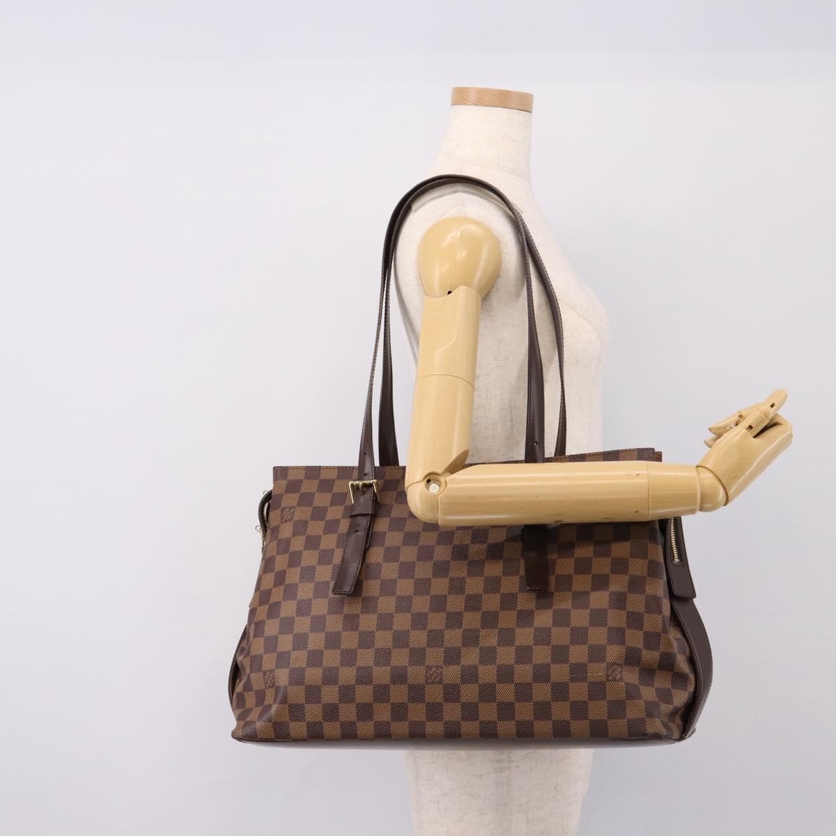 Louis Vuitton Chelsea Damier, Brown, Canvas, Handbag