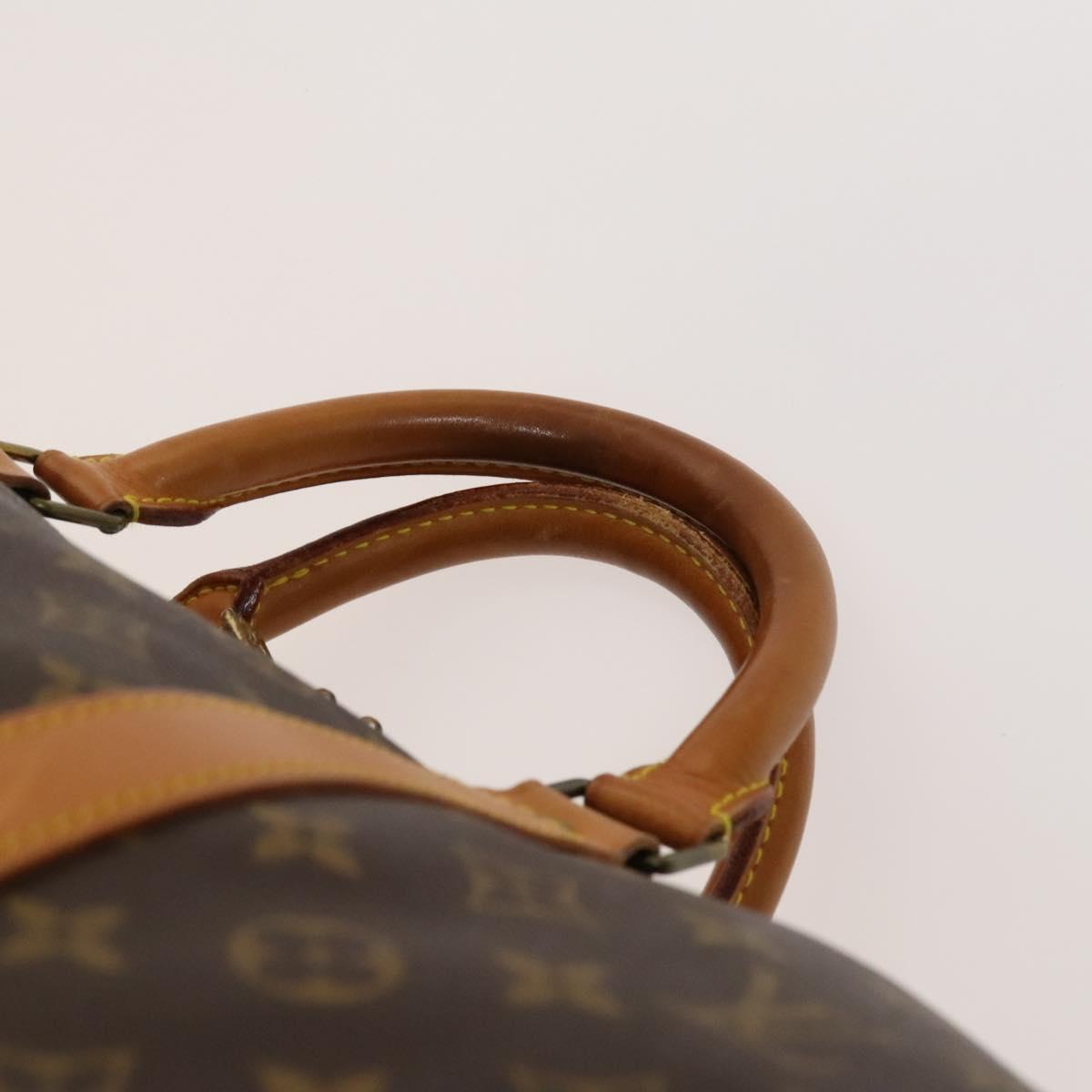 Louis Vuitton Keepall Bag Monogram Canvas, BROWN, CANVAS, Travel bag