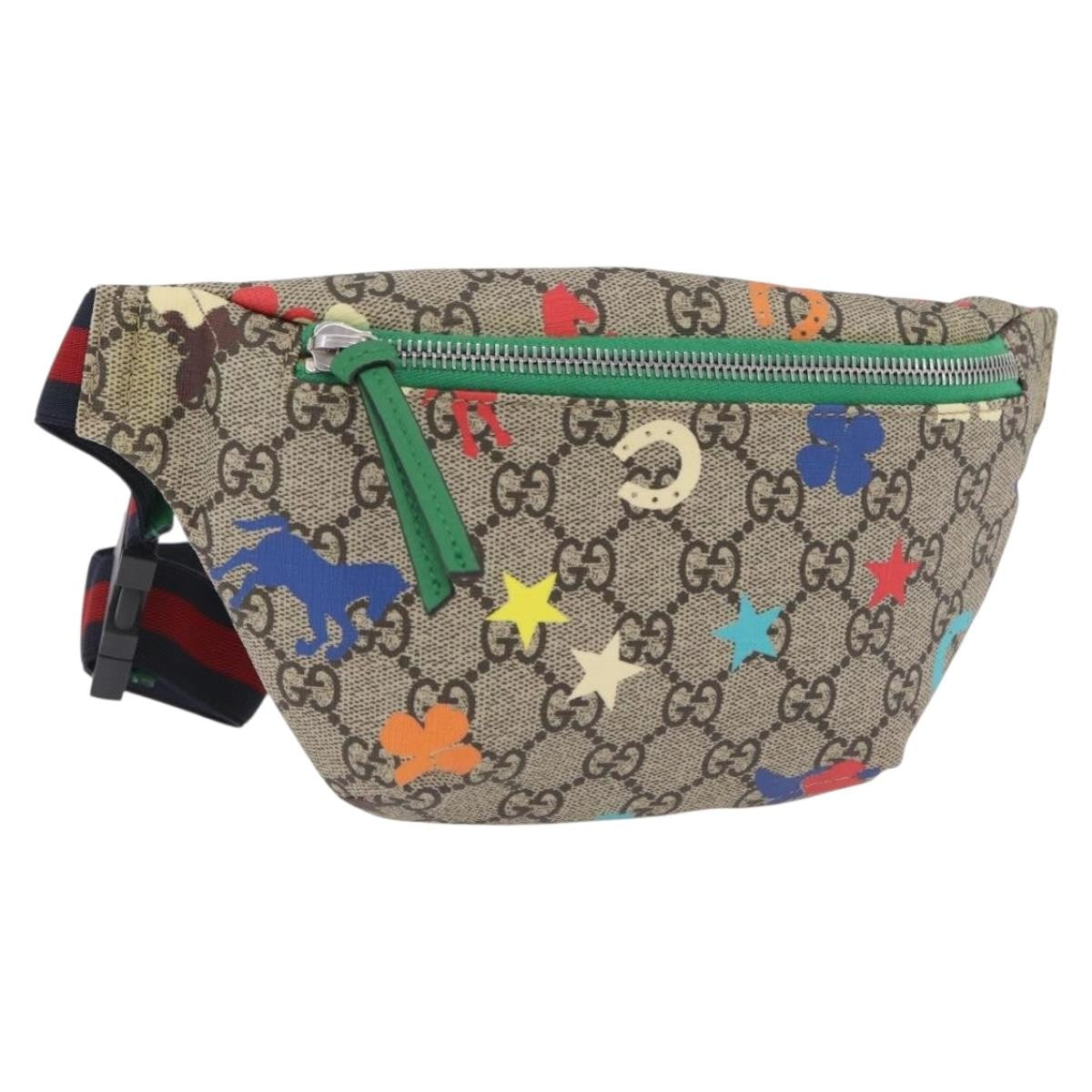 Gucci Children's Belt Bag Printed GG Coated Canvas, Beige, Canvas, Clutch