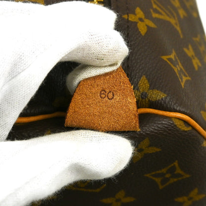 Louis Vuitton Keepall Monogram Canvas, Brown, Canvas, Travel Bag