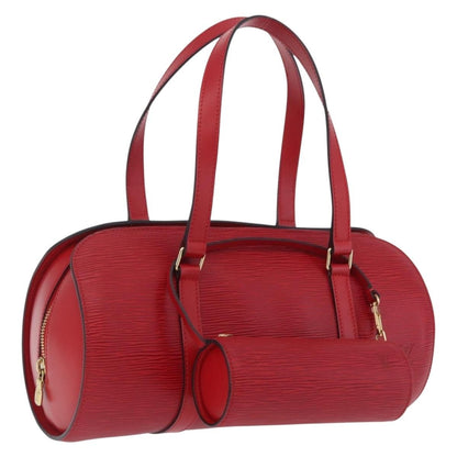 Louis Vuitton Soufflot Epi Leather, Red, Leather, Tote Bag