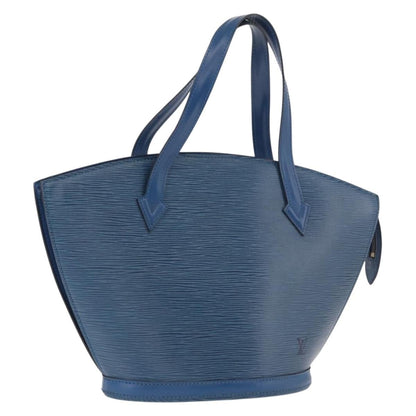 Louis Vuitton Saint Jacques Epi Leather, Blue, Leather, Handbag