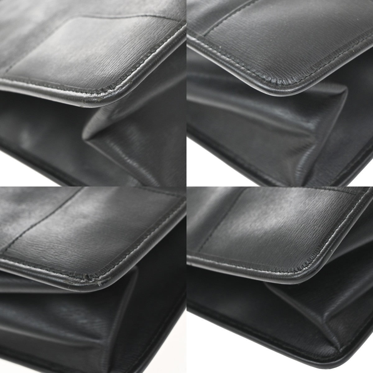 Gucci Business Leather, Black, Leather, Handbag