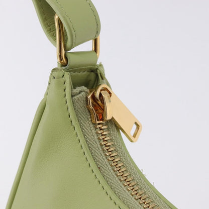 Celine Ava Leather, Green, Leather, Handbag