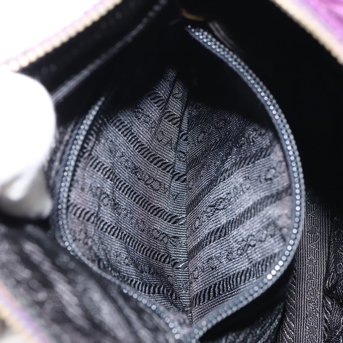 Prada Re-Edition 1995 Chain Tote Quilted Re-Nylon, Purple, Nylon, Shoulder Bag
