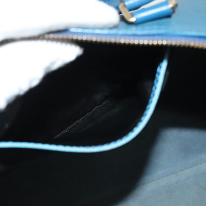 Louis Vuitton Speedy Handbag Epi Leather, BLUE, LEATHER, Handbag