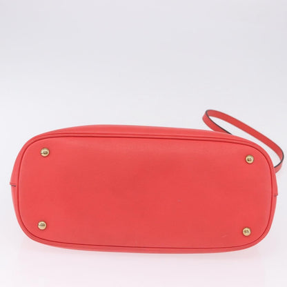 Gucci Bright Bit Convertible Leather, Red, Leather, Tote Bag