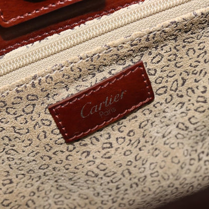 Cartier Panthère Patent Leather, Brown, Patent Leather, Tote Bag
