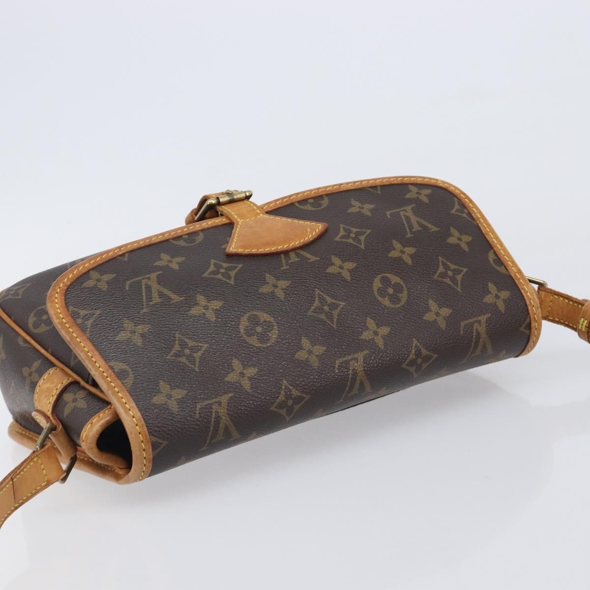 Louis Vuitton Sologne Monogram Canvas, Brown, Canvas, Handbag