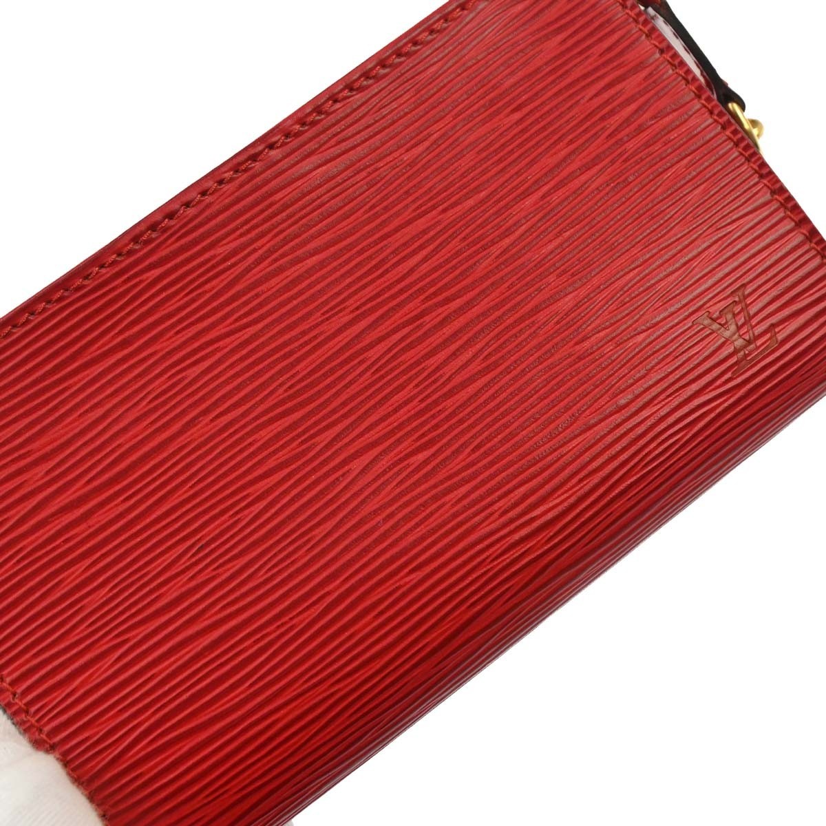 Louis Vuitton Bucket Epi Leather, Red, Leather, Tote Bag