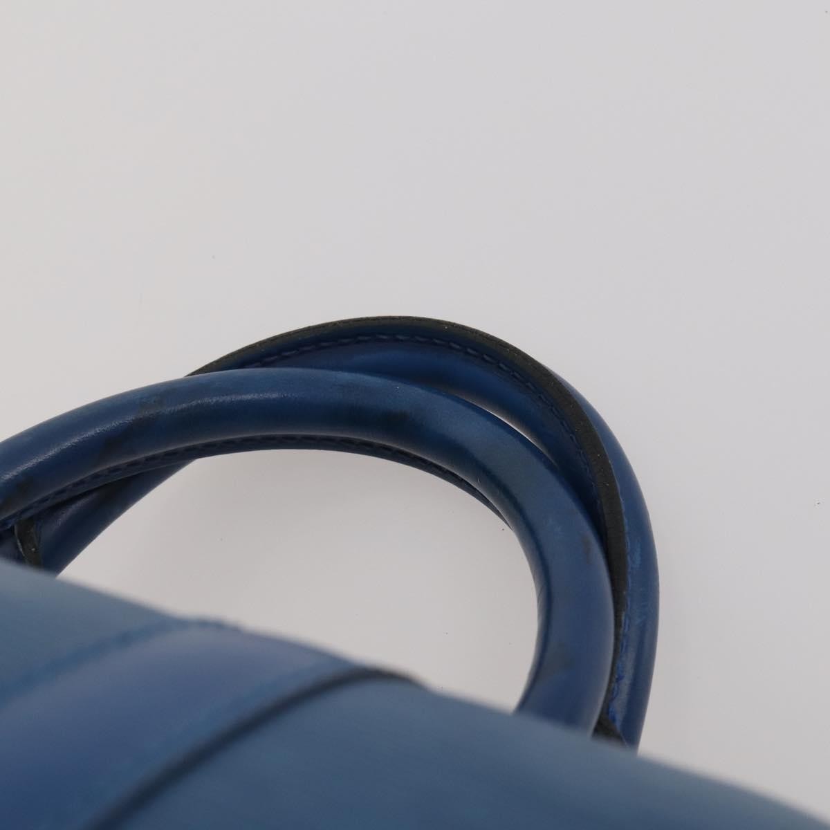 Louis Vuitton Keepall Epi Leather, Blue, Leather, Travel Bag