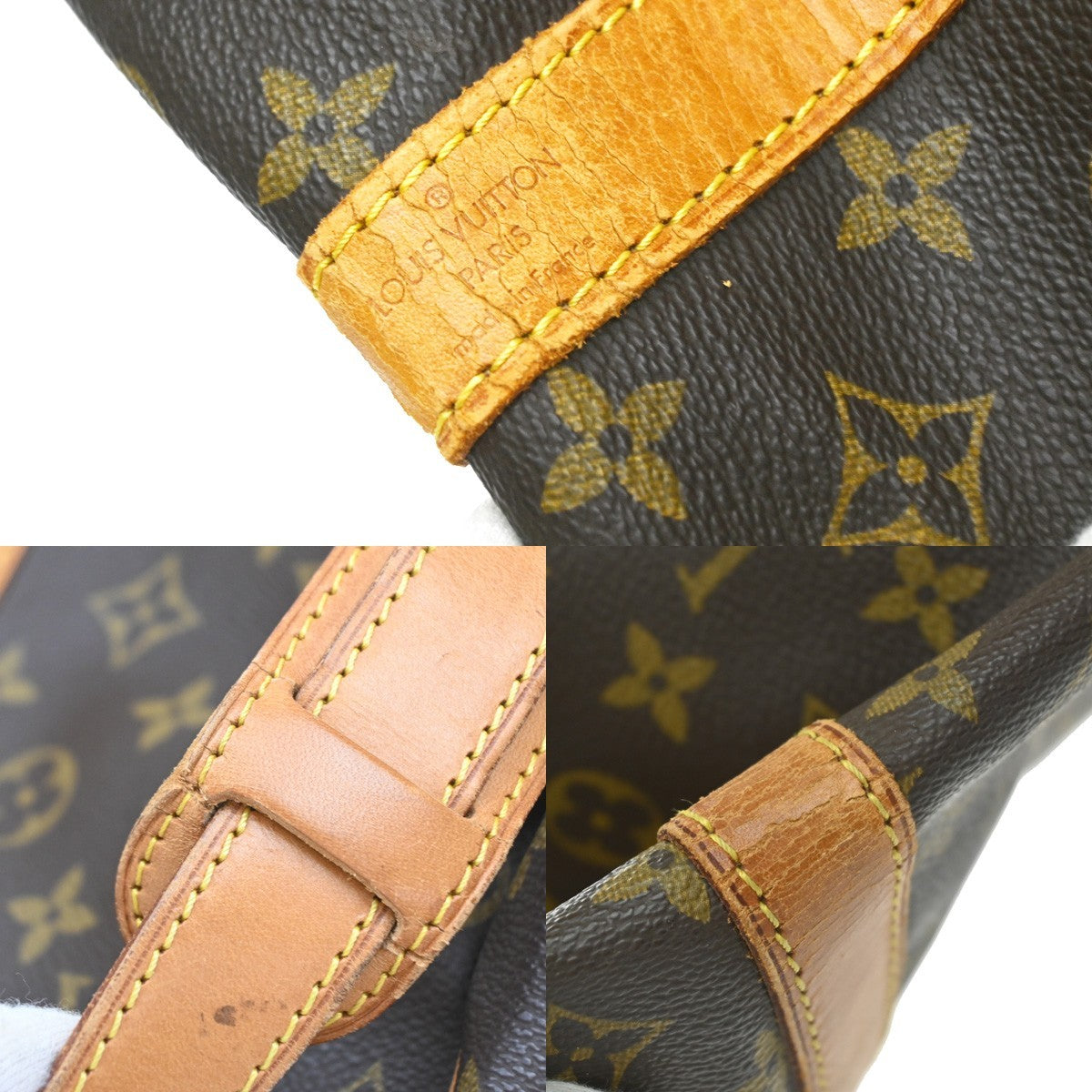 Louis Vuitton Keepall Bandouliere Monogram Canvas, Brown, Canvas, Travel Bag