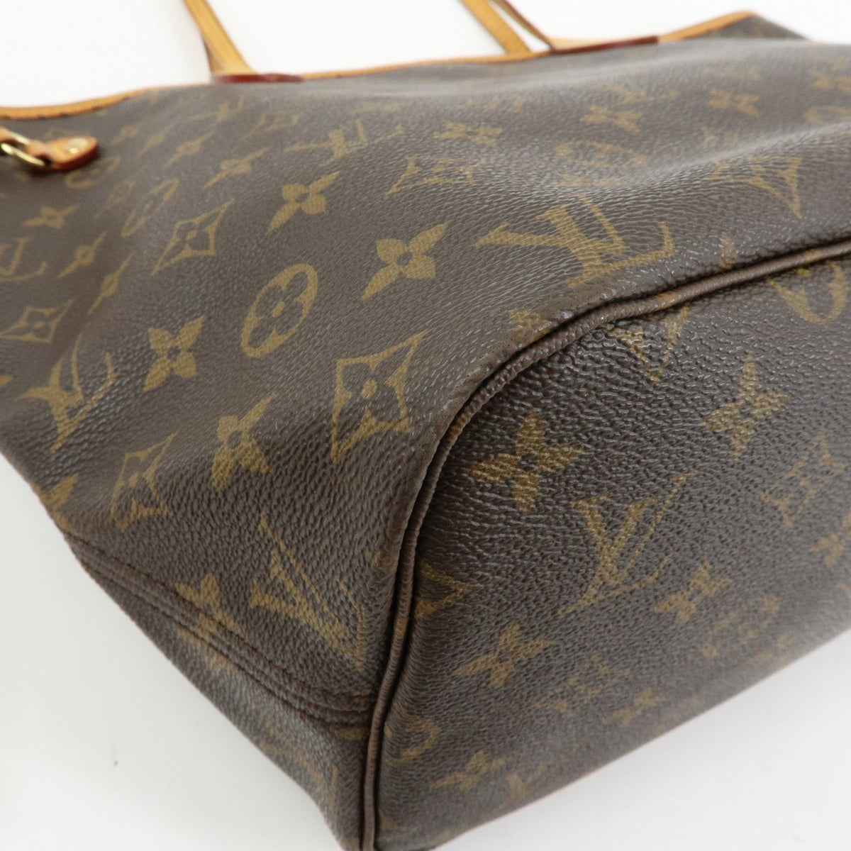 Louis Vuitton Neverfull Monogram Canvas, Brown, Canvas, Tote Bag
