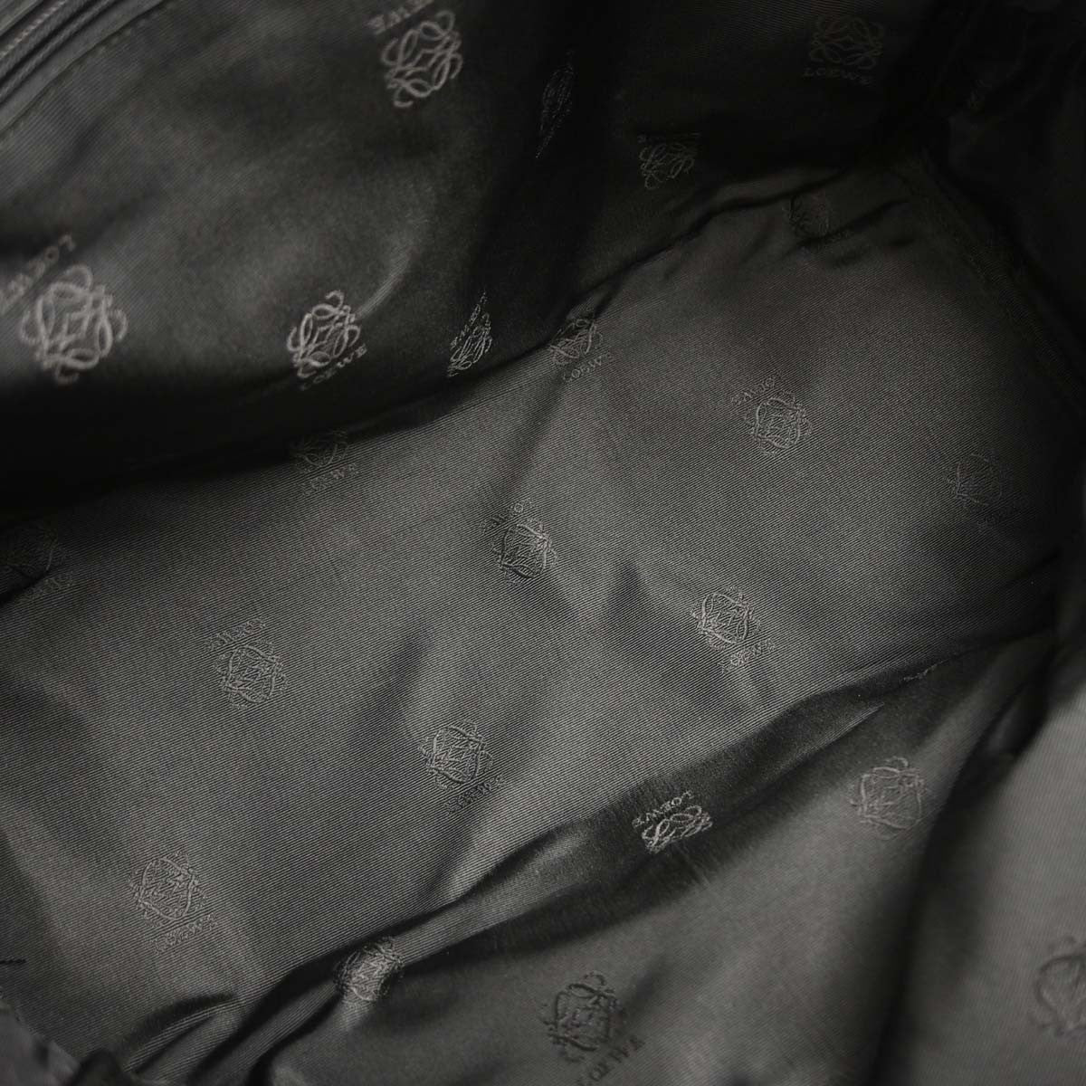 Loewe Amazona Leather, Black, Leather, Travel Bag