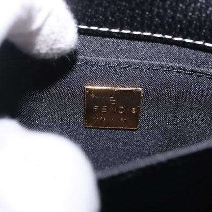 Fendi Shoulder Leather, Black, Leather, Shoulder Bag
