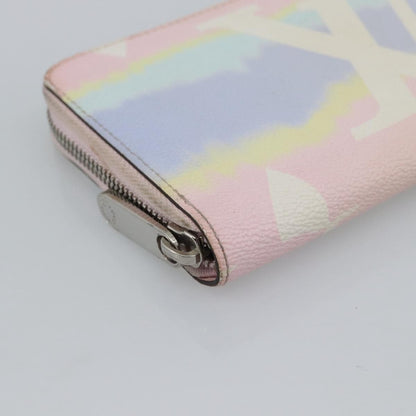 Louis Vuitton Zippy By The Pool Monogram Giant, Pink, Canvas, Wallet