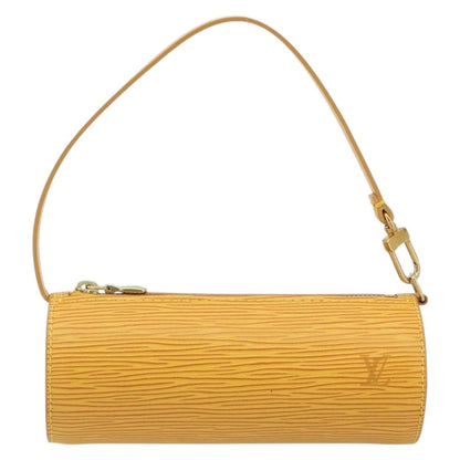 Louis Vuitton Soufflot Pochette Epi Leather, Yellow, Leather, Clutch
