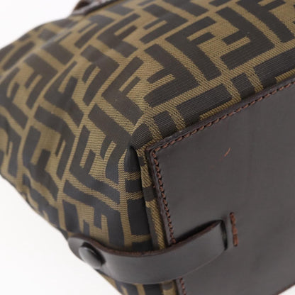 Fendi Vintage Zucca Handbag Zucca, BLACK, CANVAS, Handbag