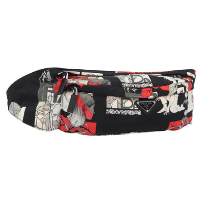 Prada Zip Waist Printed Tessuto, Multicolour, Nylon, Handbag