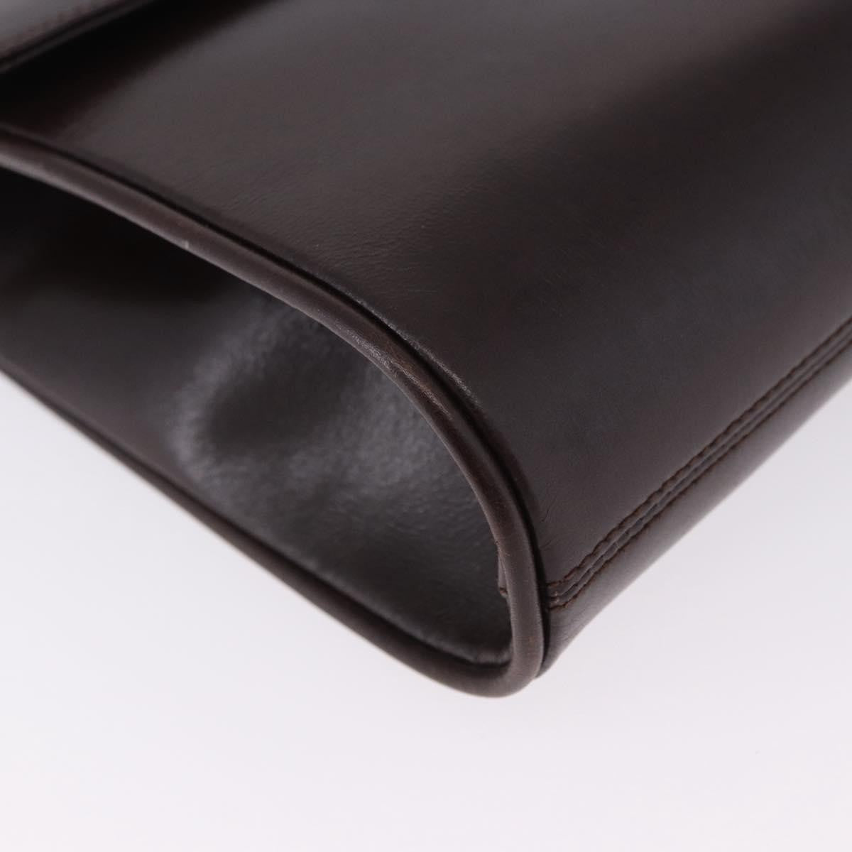 Gucci Vintage Leather, Brown, Leather, Shoulder Bag