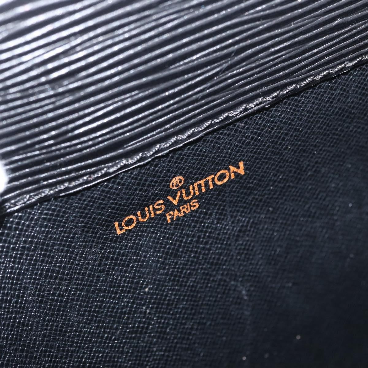 Louis Vuitton Porte-Documents Senateur Epi Leather, Black, Leather, Briefcase
