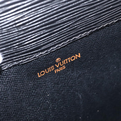Louis Vuitton Porte-Documents Senateur Epi Leather, Black, Leather, Briefcase