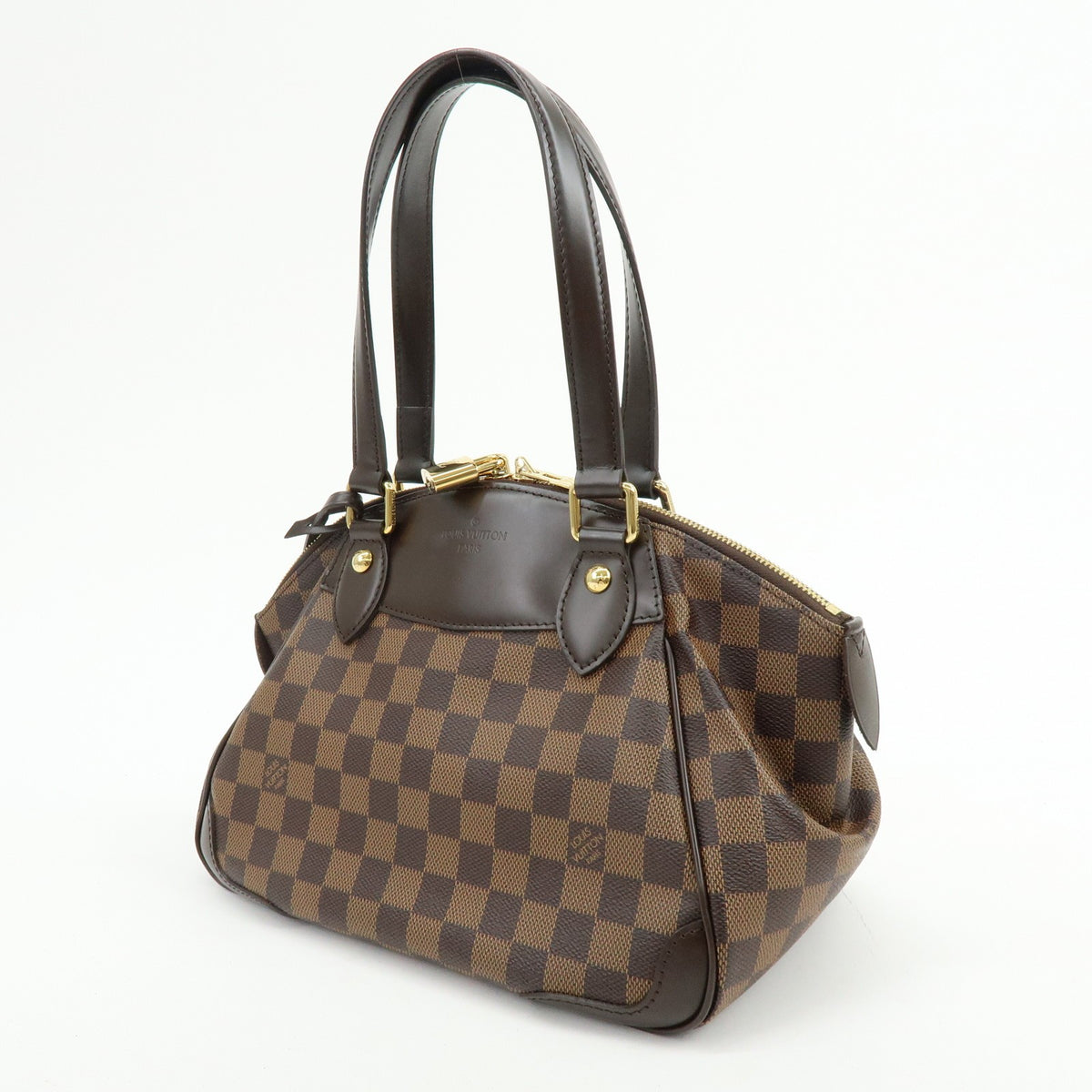 Louis Vuitton Verona Damier, Brown, Canvas, Handbag