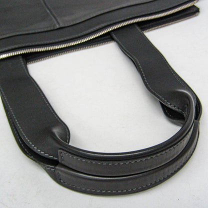 Louis Vuitton V Line Move Gaston Leather, Gray, Leather, Handbag