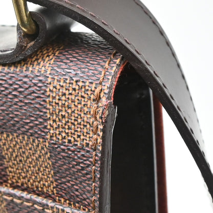 Louis Vuitton Portobello Messenger Damier Ebene, Brown, Canvas, Clutch