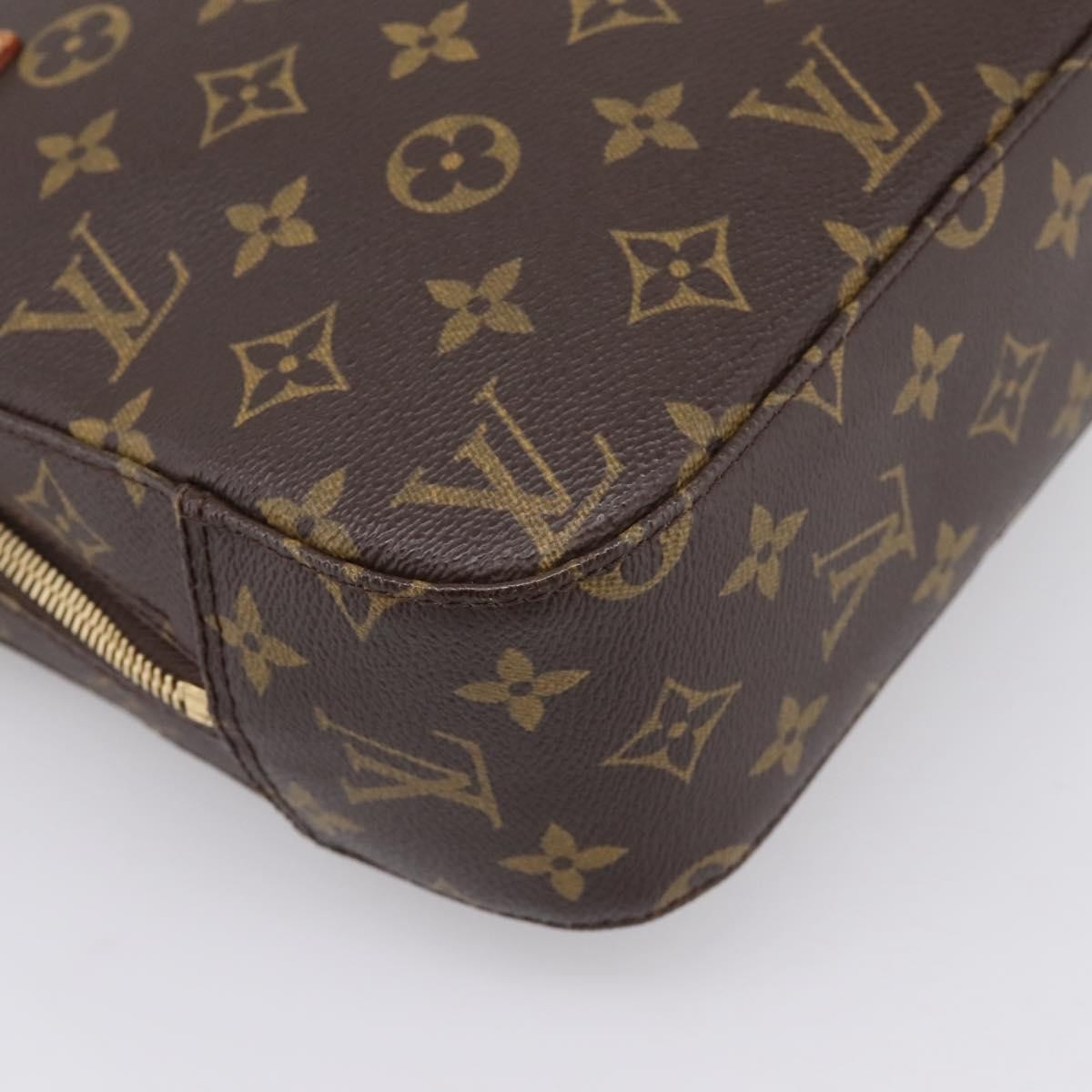 Louis Vuitton Spontini Monogram Canvas, Brown, Canvas, Handbag