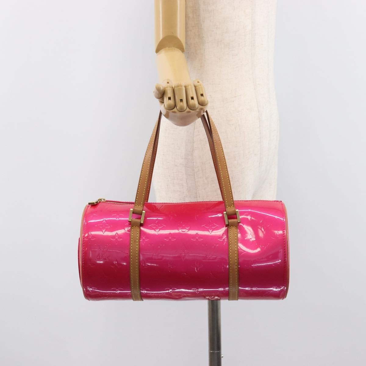 Louis Vuitton Bedford Monogram Vernis, Pink, Patent Leather, Handbag