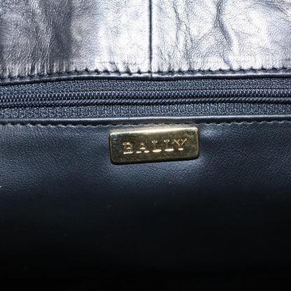Bally Vintage Quilted Leather, Black, Leather, Shoulder Bag
