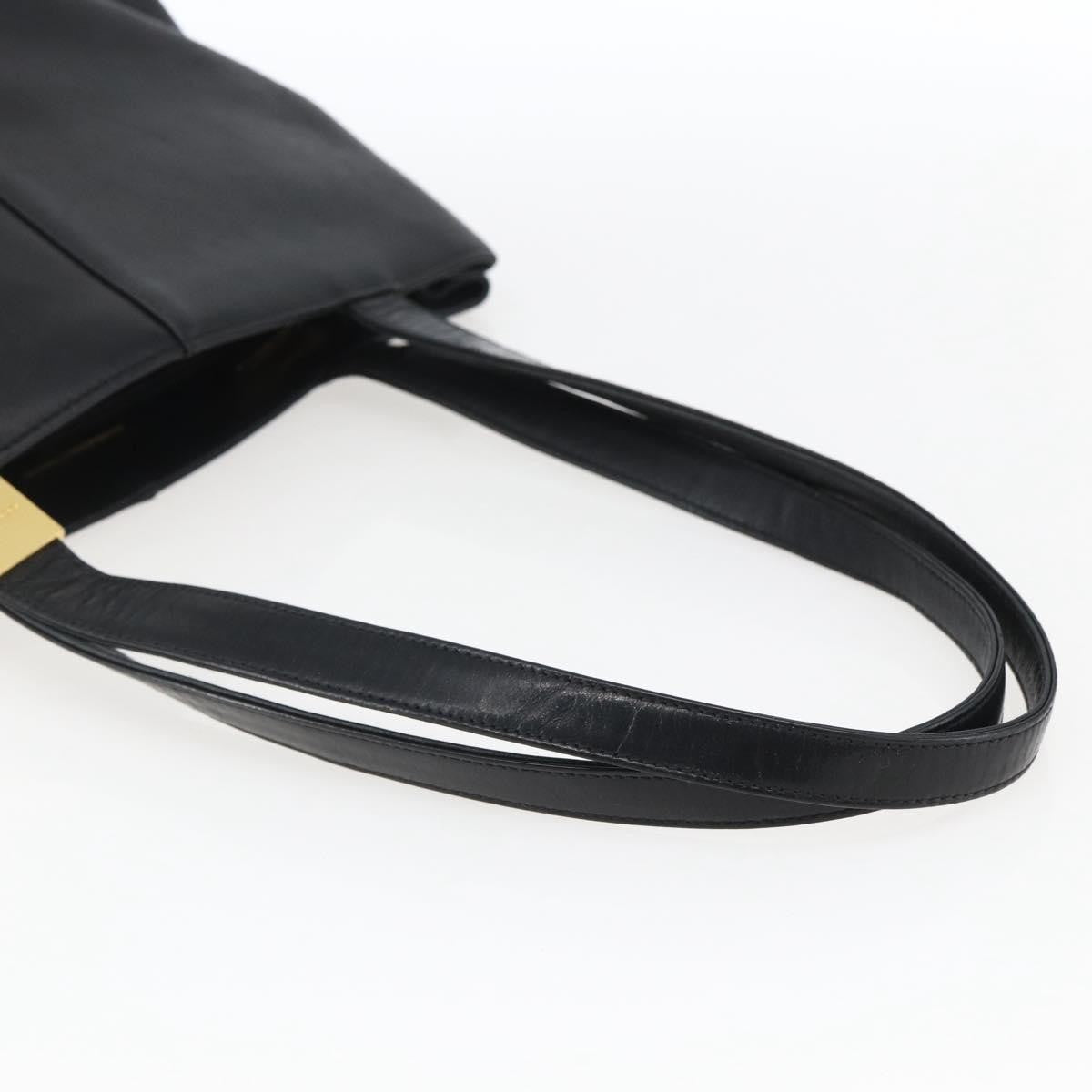 Burberry Vintage Leather, Black, Leather, Tote Bag