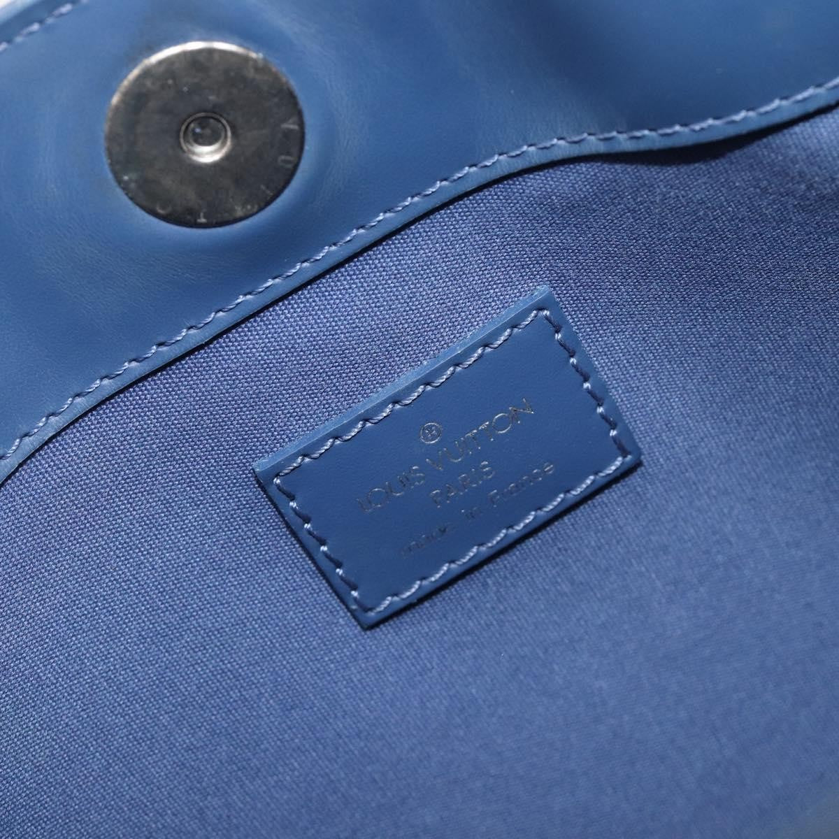 Louis Vuitton Mandara Epi Leather, Blue, Leather, Shoulder Bag