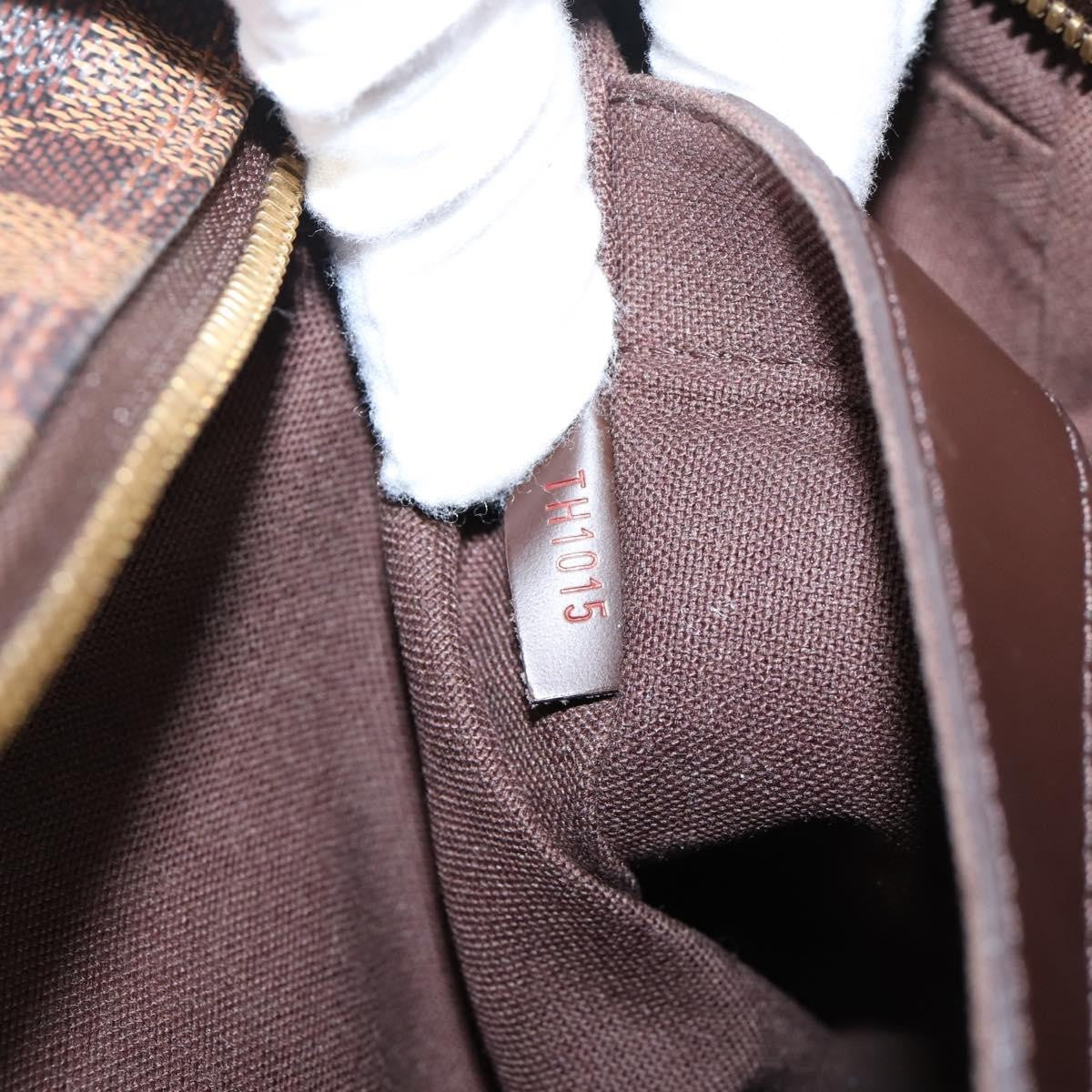 Louis Vuitton Naviglio Damier, Brown, Canvas, Shoulder Bag