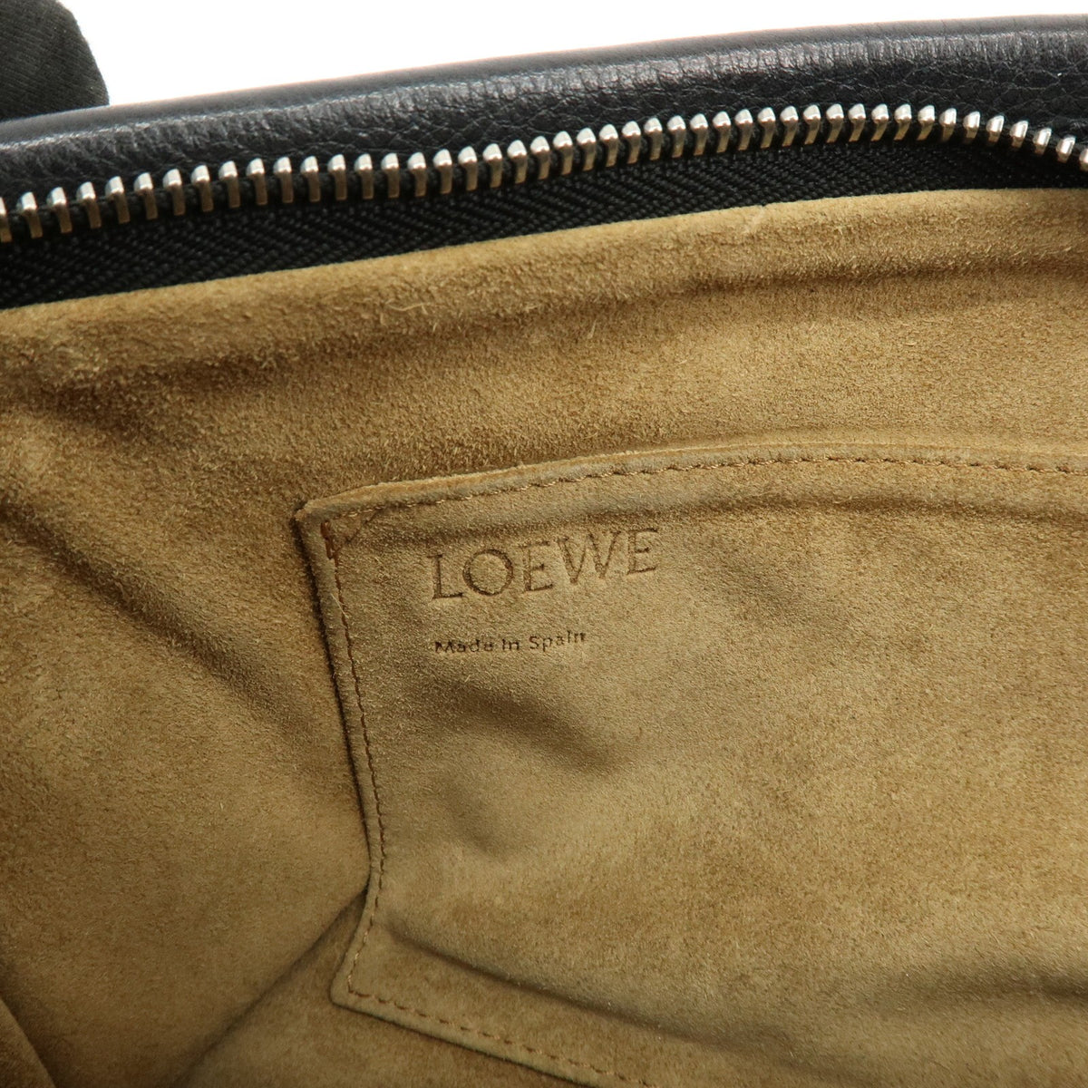 Loewe Missy Leather, Black, Leather, Handbag